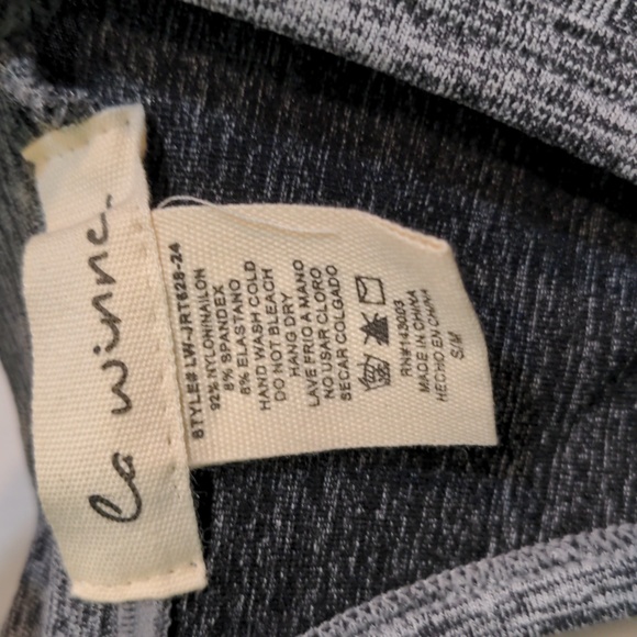 La Winner gray body suit gymnastics wear size S/M - Picture 3 of 9